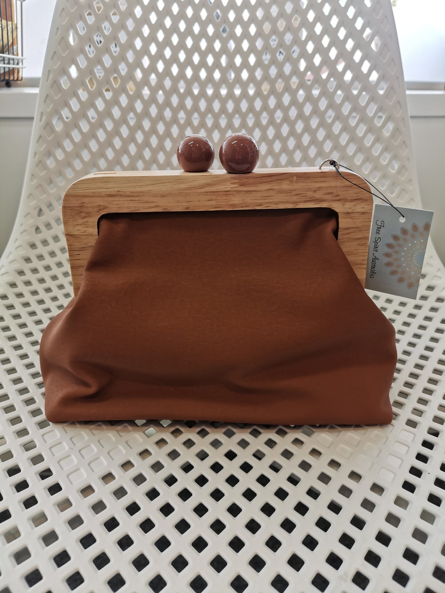 Free Spirit Wooden Clutch/Bags