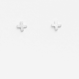 Stella+Gemma silver logo earring